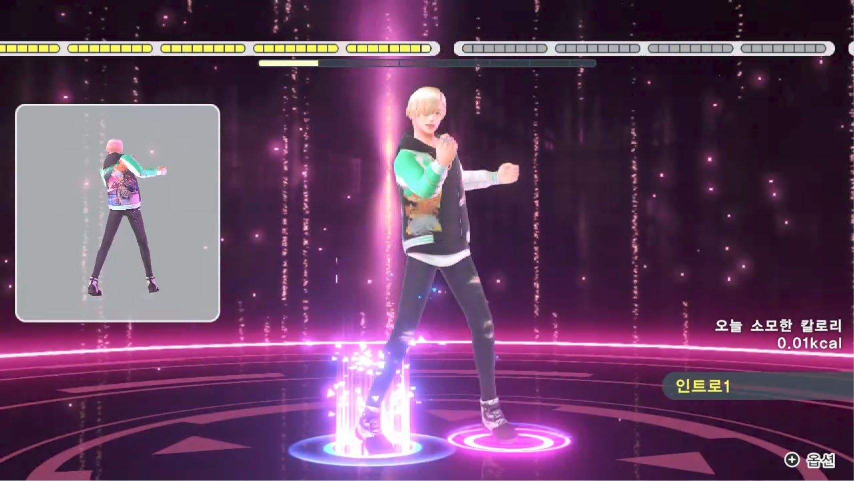 앵글 변경도 가능! 뒤에서 본 움직임도 확인